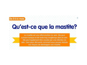Qu’est-ce que la mastite? Qu’est-ce que la mastite?