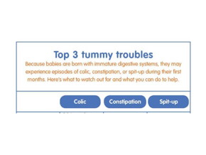 Top 3 tummy troubles 