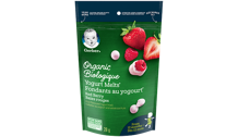 gerber yogurt melt, strawberry, berries, toddler, snack, gerber organic gerber yogurt melt, strawberry, berries, toddler, snack, gerber organic