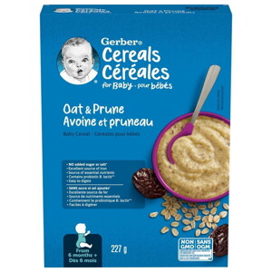Gerber Oat Prune Baby Cereal Gerber Oat Prune Baby Cereal