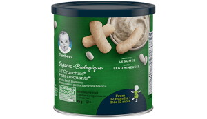 GERBER® Organic LIL' CRUNCHIES® White Bean Hummus GERBER® Organic LIL' CRUNCHIES® White Bean Hummus