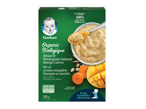 Gerber Organic Oat Banana Baby Cereal Gerber Organic Oat Banana Baby Cereal